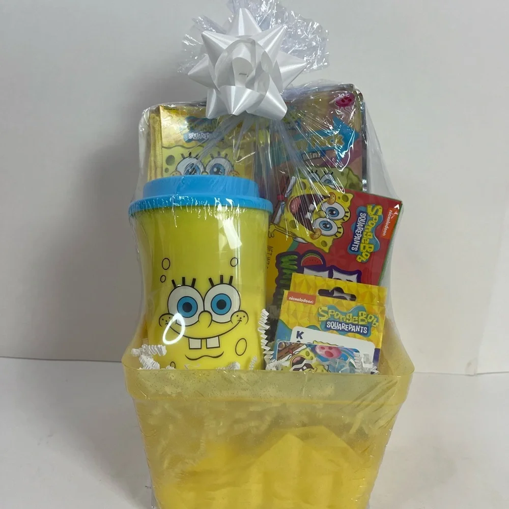 SpongeBob SquarePants basket with treats
